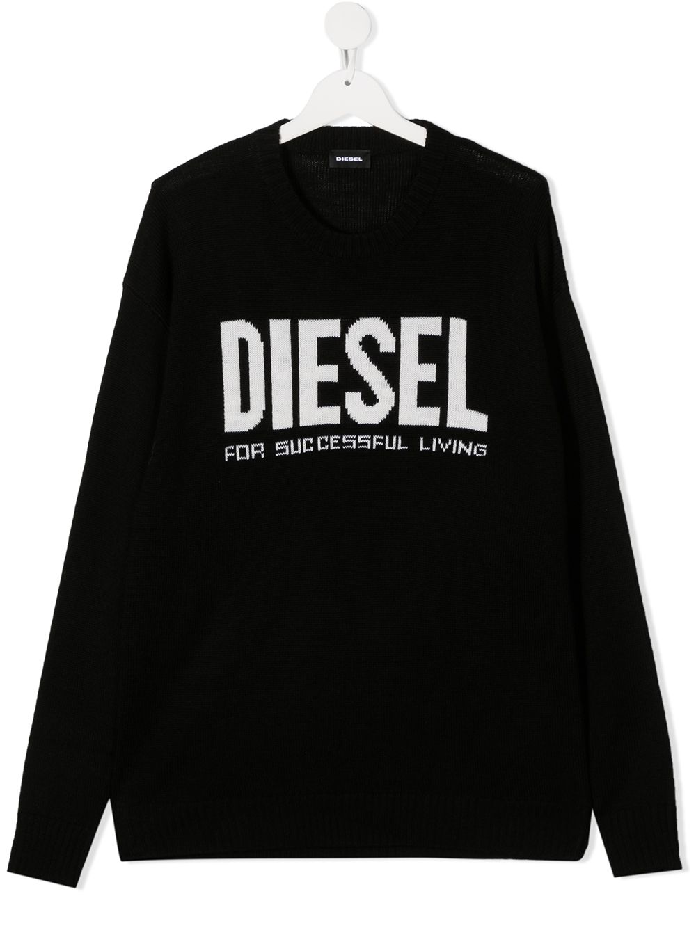 фото Diesel kids teen contrast logo jumper