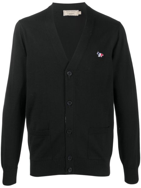 Maison Kitsuné - button-up wool cardigan