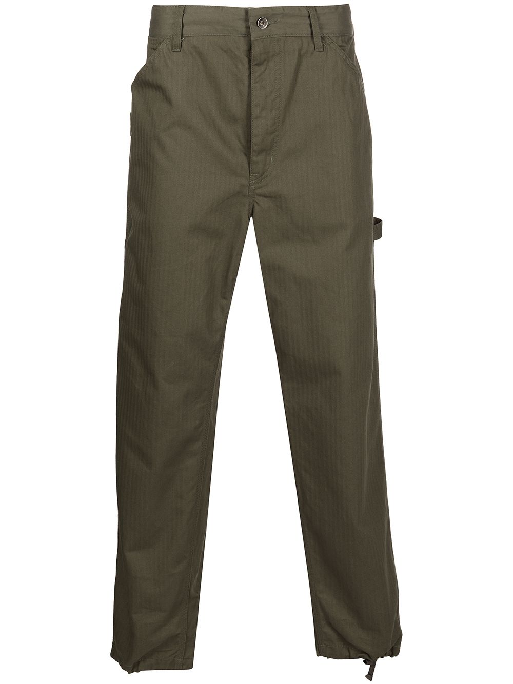 фото Engineered garments прямые брюки с нашивкой-логотипом