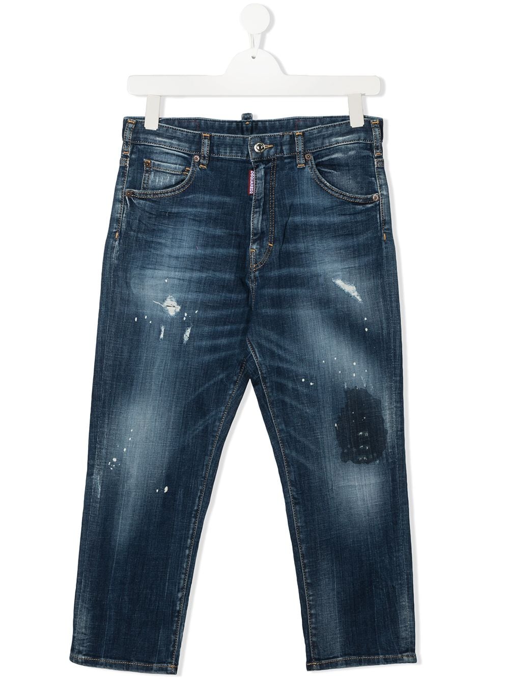 Image 1 of Dsquared2 Kids distressed look jeans
