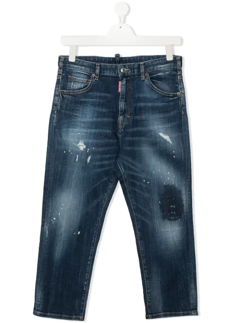 DSQUARED2 KIDS distressed look jeans