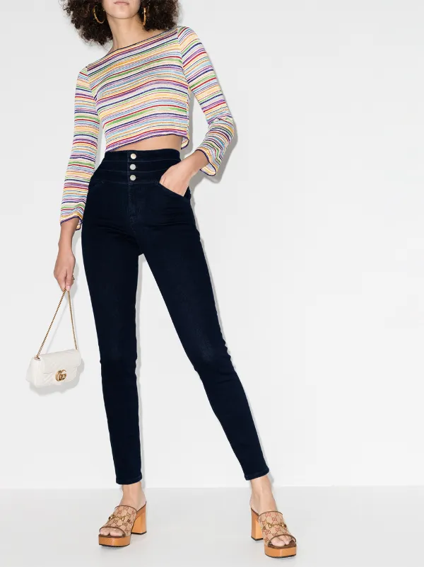 J Brand Annalie high-waist skinny jeans 