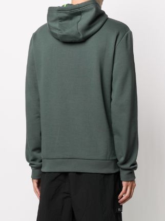 logo-print long-sleeved hoodie展示图