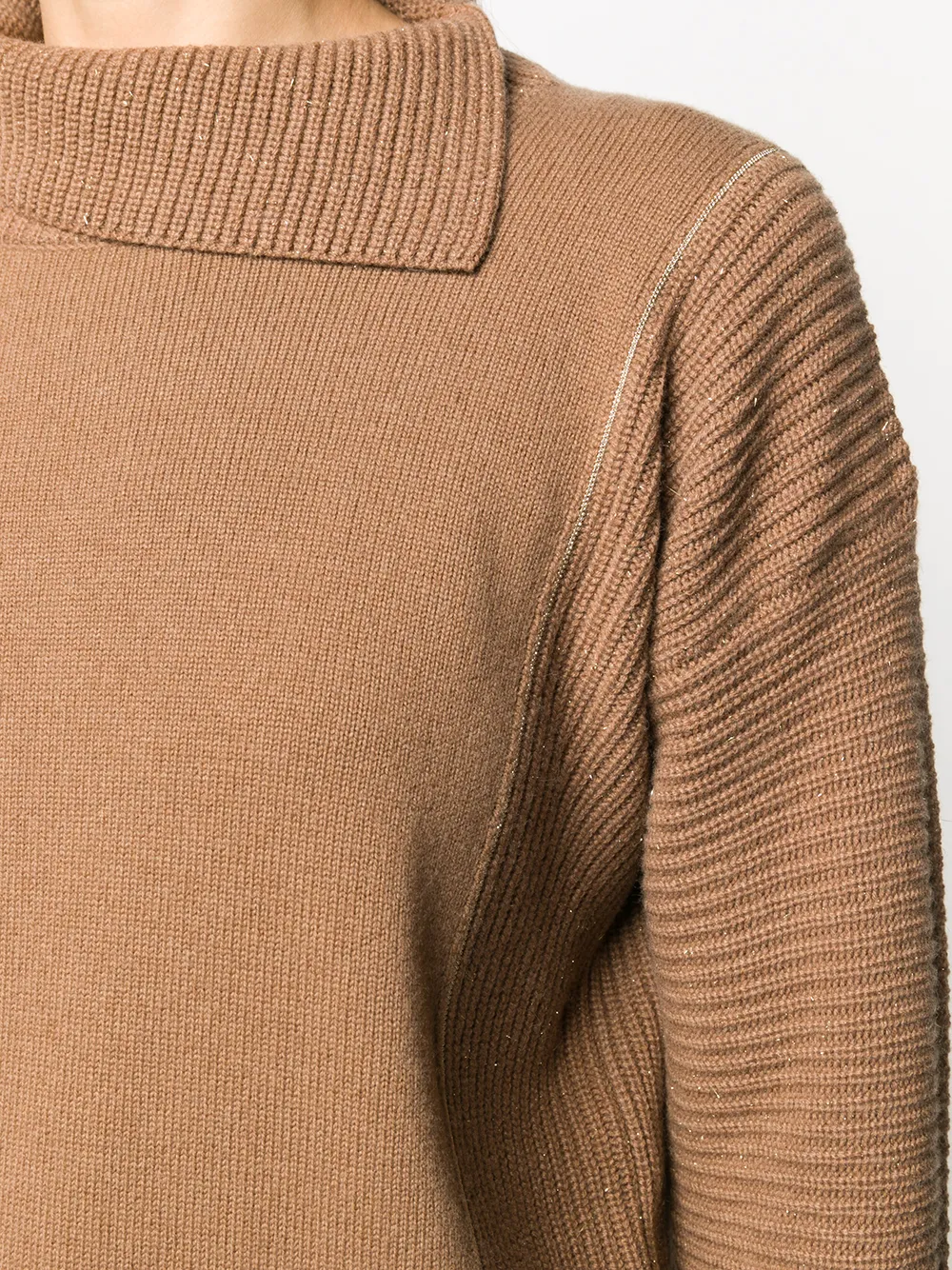 Peserico Gebreide coltrui Bruin