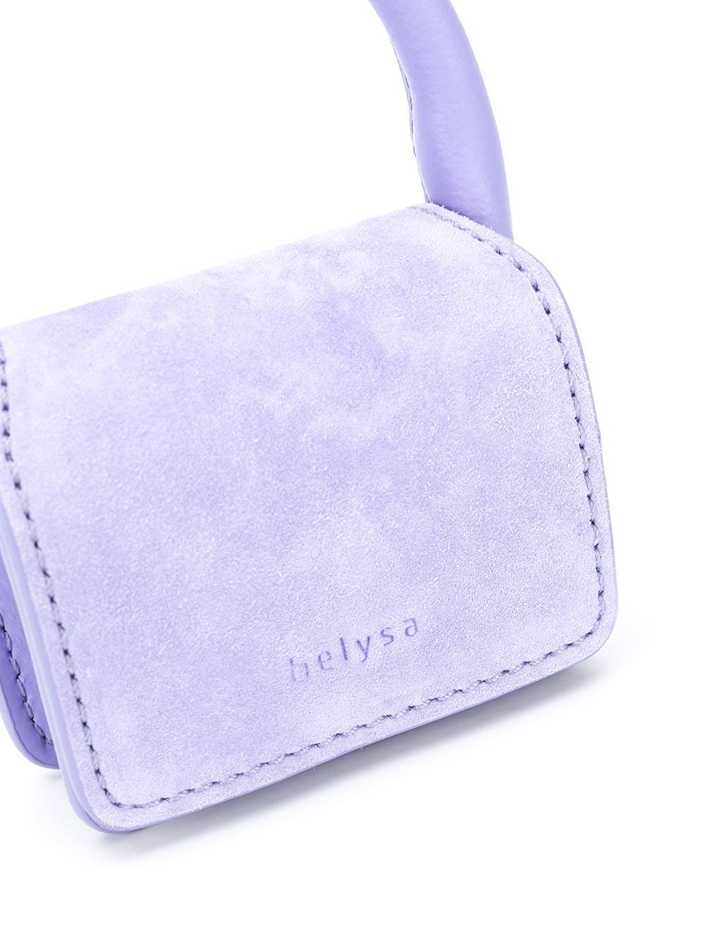 фото Belysa logo debossed mini bag