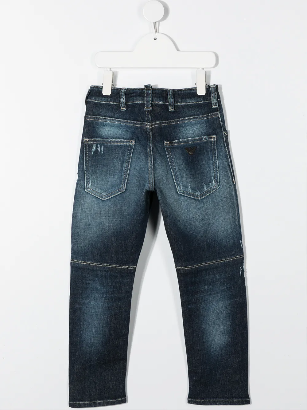 Emporio Armani Kids Straight jeans - Blauw