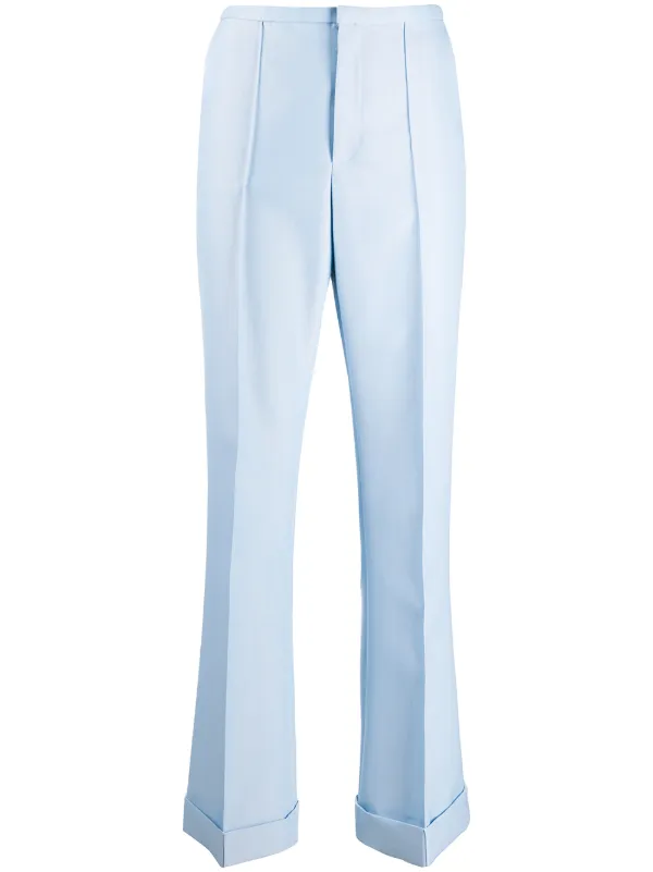 flared tailored trousers