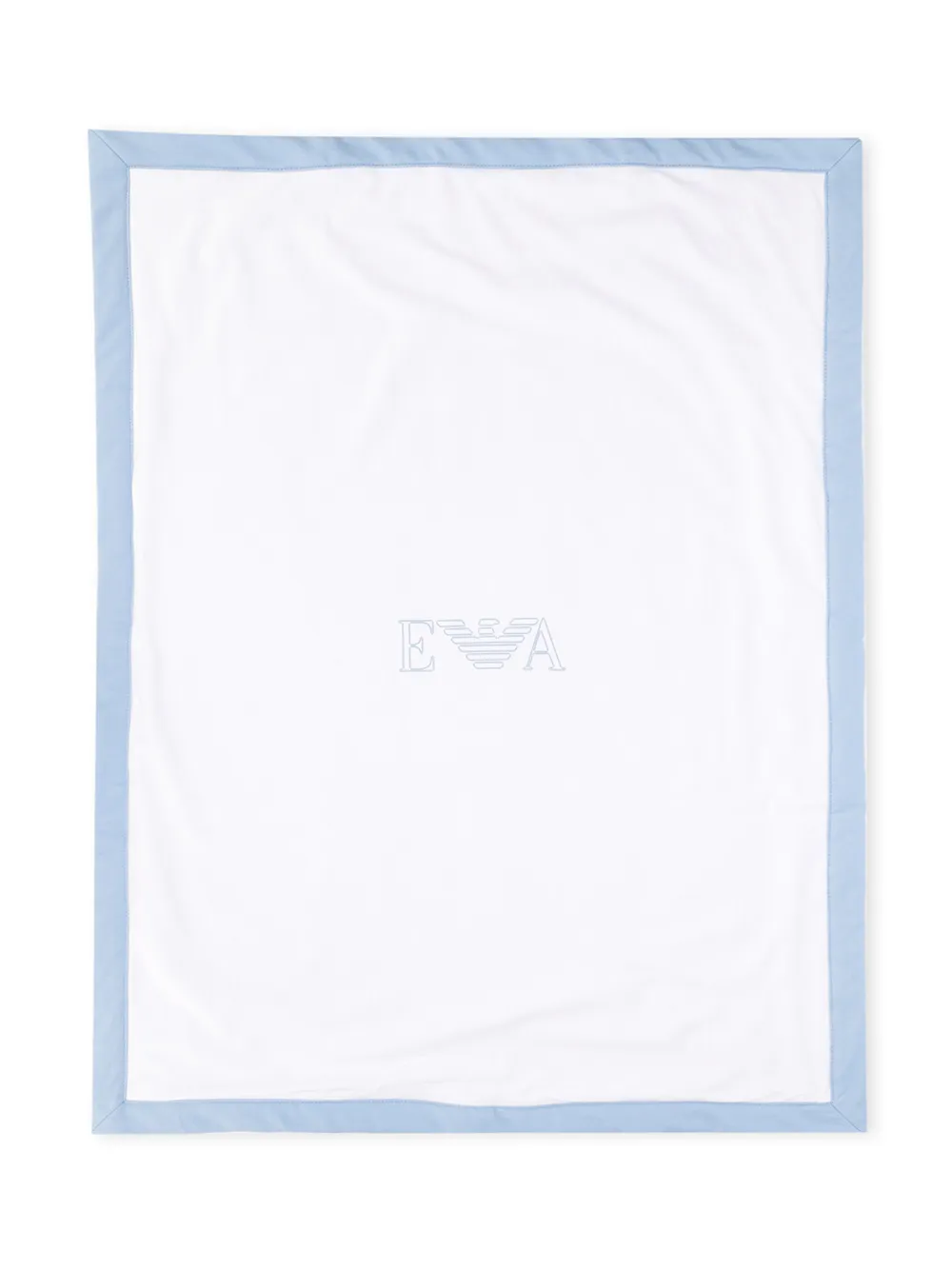 Emporio Armani Kids одеяло с вышитым логотипом