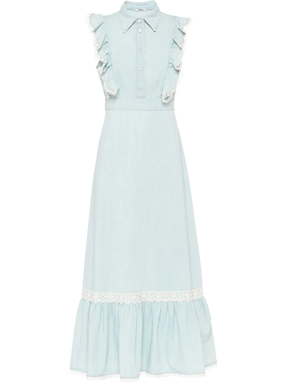 miu miu denim dress