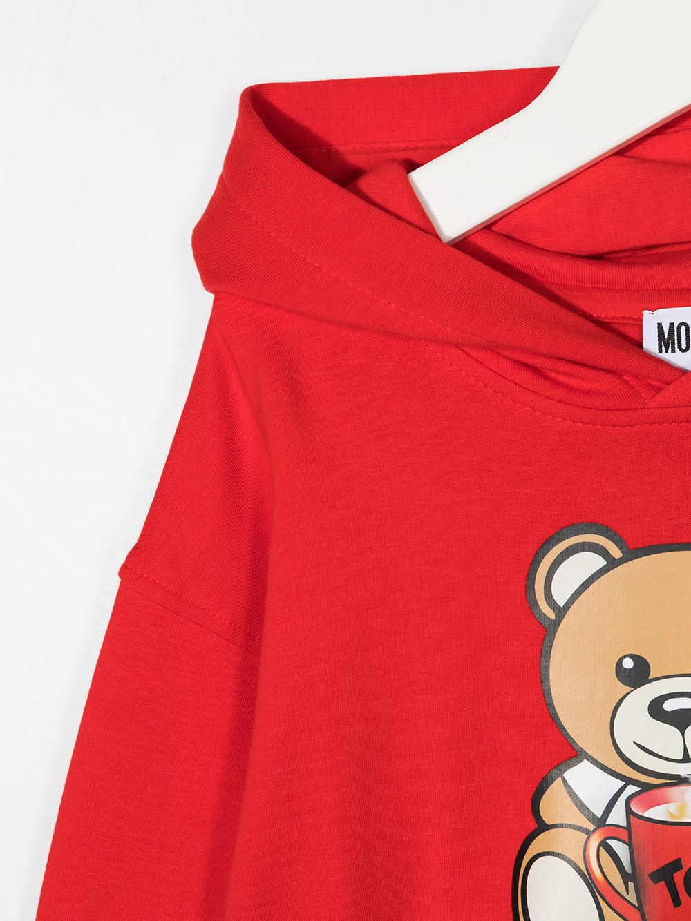 фото Moschino kids худи с длинными рукавами и принтом