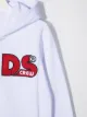 Gcds Kids TEEN logo-print zip-up hoodie