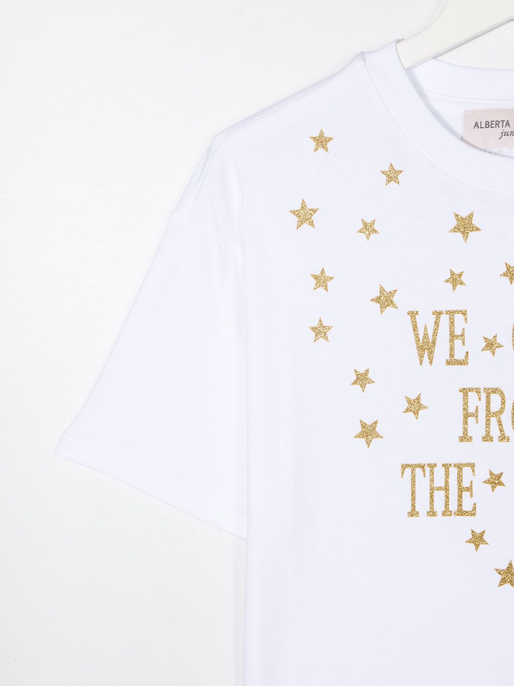 фото Alberta ferretti kids teen stars print t-shirt