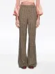 Gucci Prince of Wales flared trousers