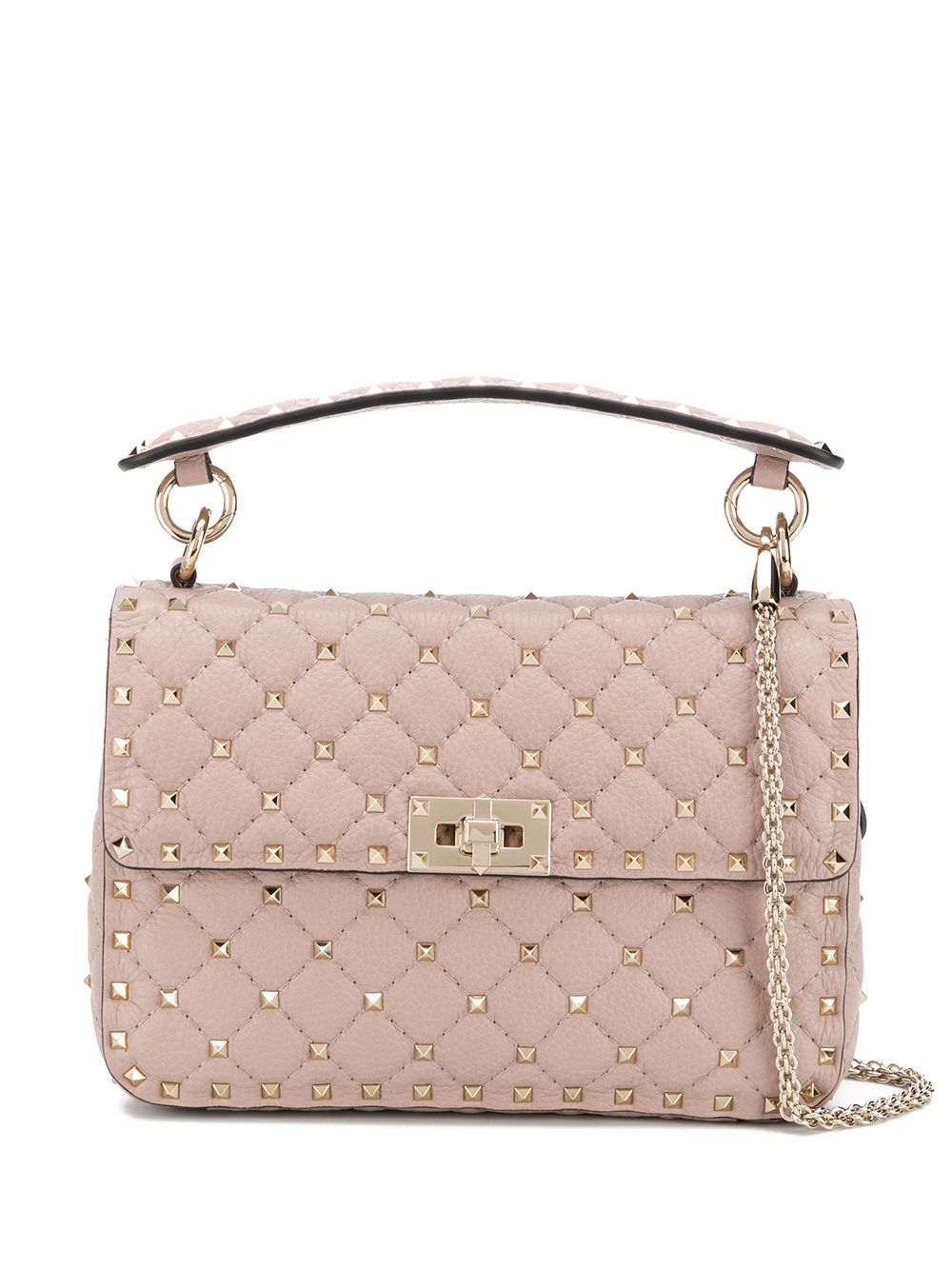 фото Valentino garavani rockstud quilted tote bag