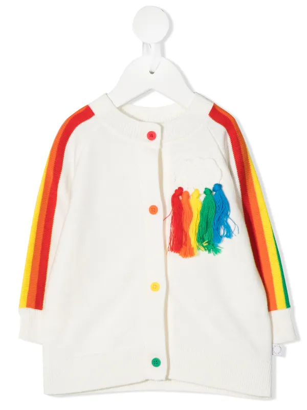 kids rainbow cardigan