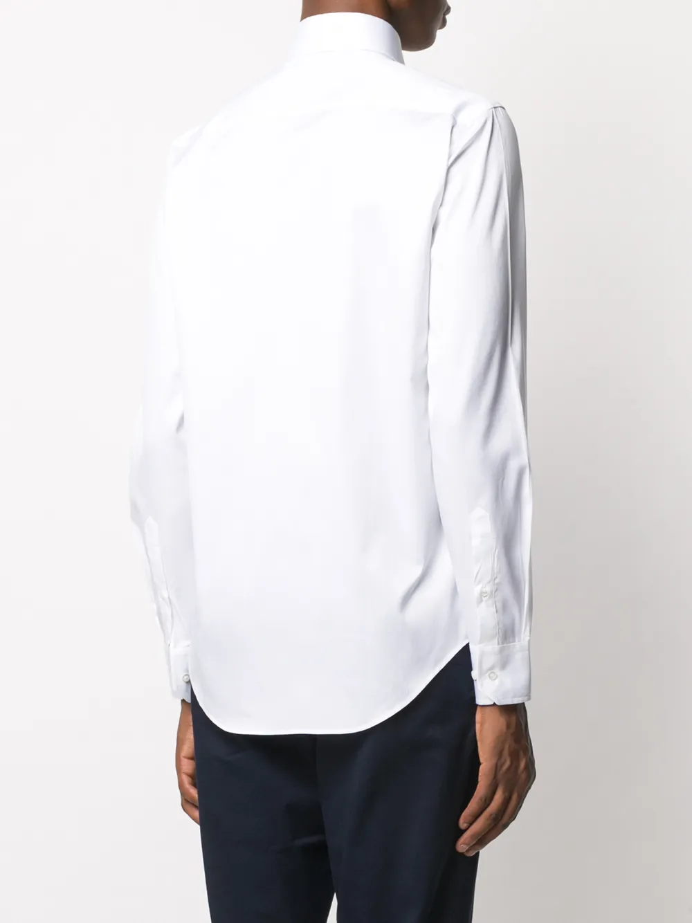 Giorgio Armani Klassiek overhemd Wit
