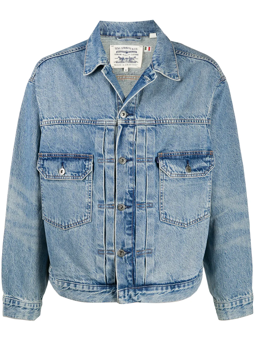 levi's light blue denim jacket