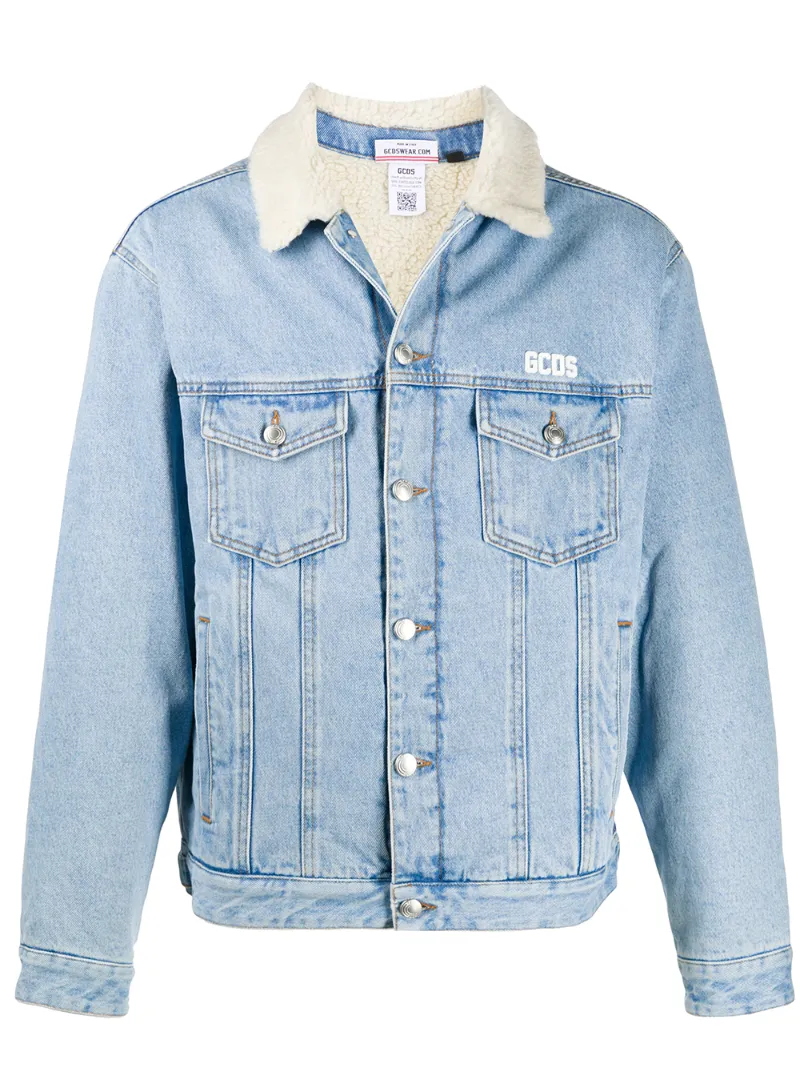 shearling lined denim jacket