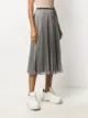 Moncler pleated midi skirt