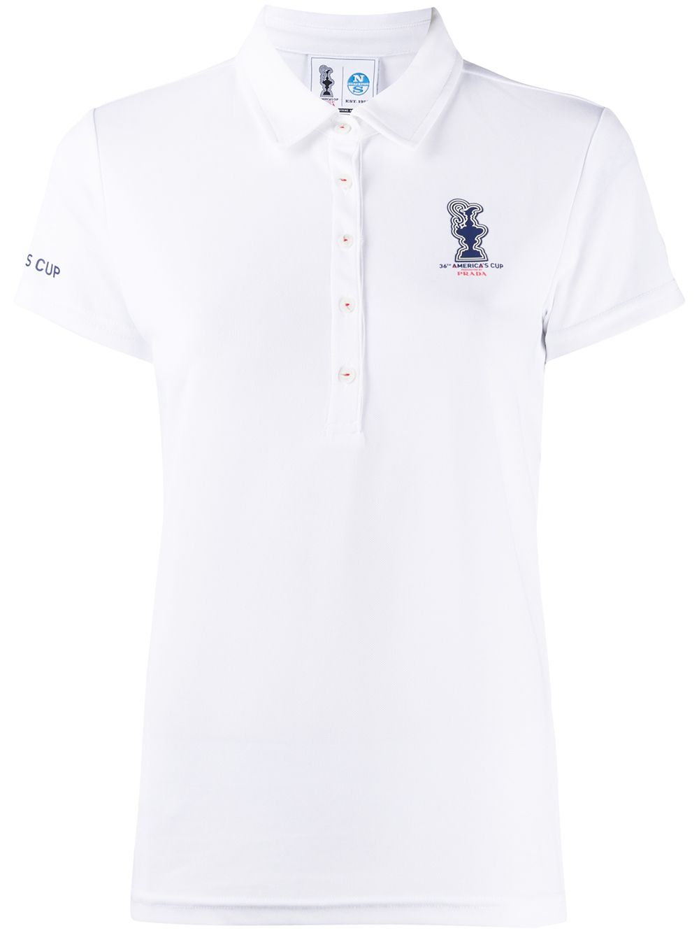 фото North sails x prada cup graphic-print polo top