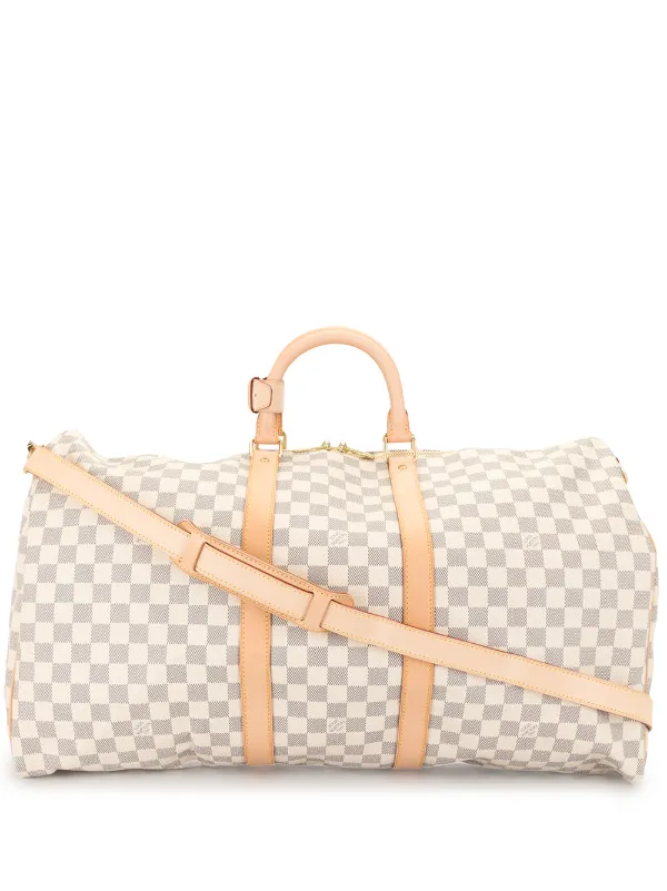 louis vuitton duffle bag white