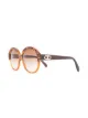 الصورة 2 من Celine Eyewear نظارة شمس بإطار مستدير كبير