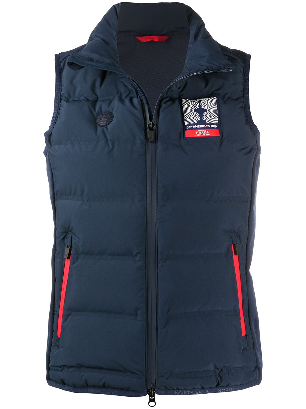 фото North sails x prada cup puffer gilet