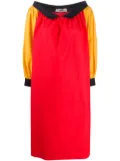 Saint Laurent Pre-Owned 2000s boat neck shift dress - Red