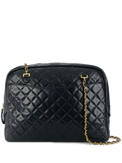 HOT SALE CHANEL 2004 diamond-quilted shoulder bag Women