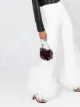 Loulou بنطال هاي ويست بزينة تول