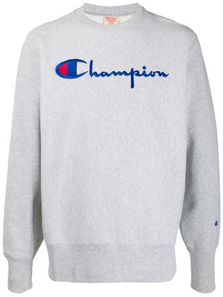 champion embroidered logo sweatshirt