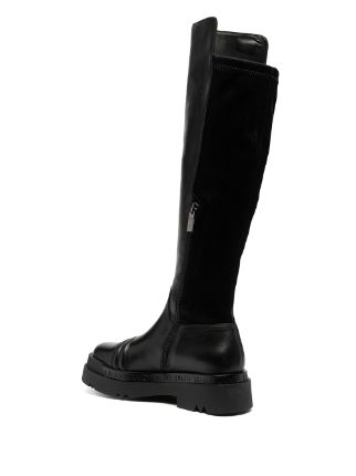 knee-high leather boots展示图