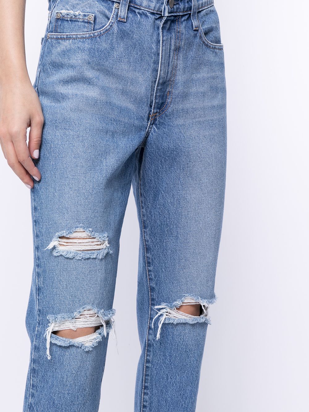 фото Nobody denim джинсы basette с эффектом потертости