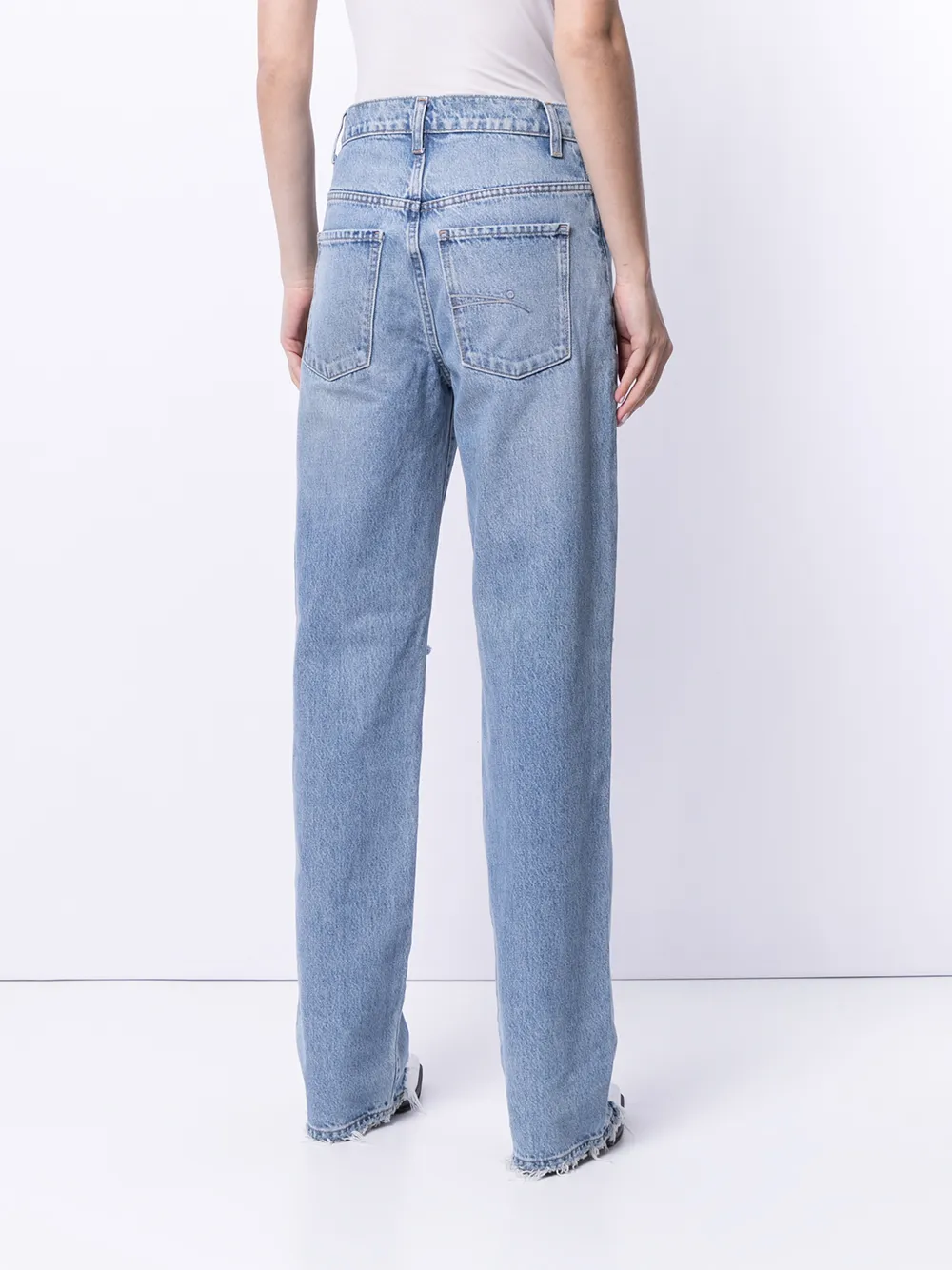 фото Nobody denim прямые джинсы lou с завышенной талией