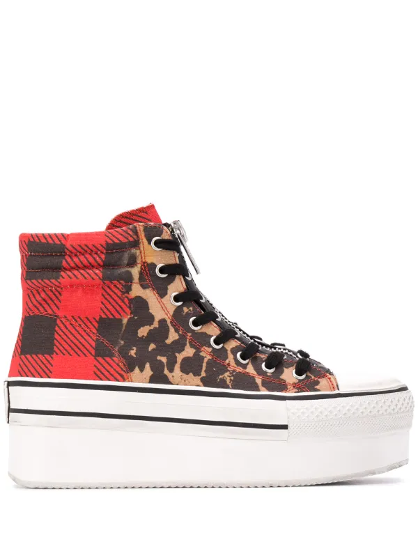 platform leopard sneakers