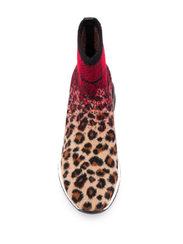 ash leopard boots