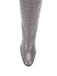 BY FAR knee-length croc effect boots