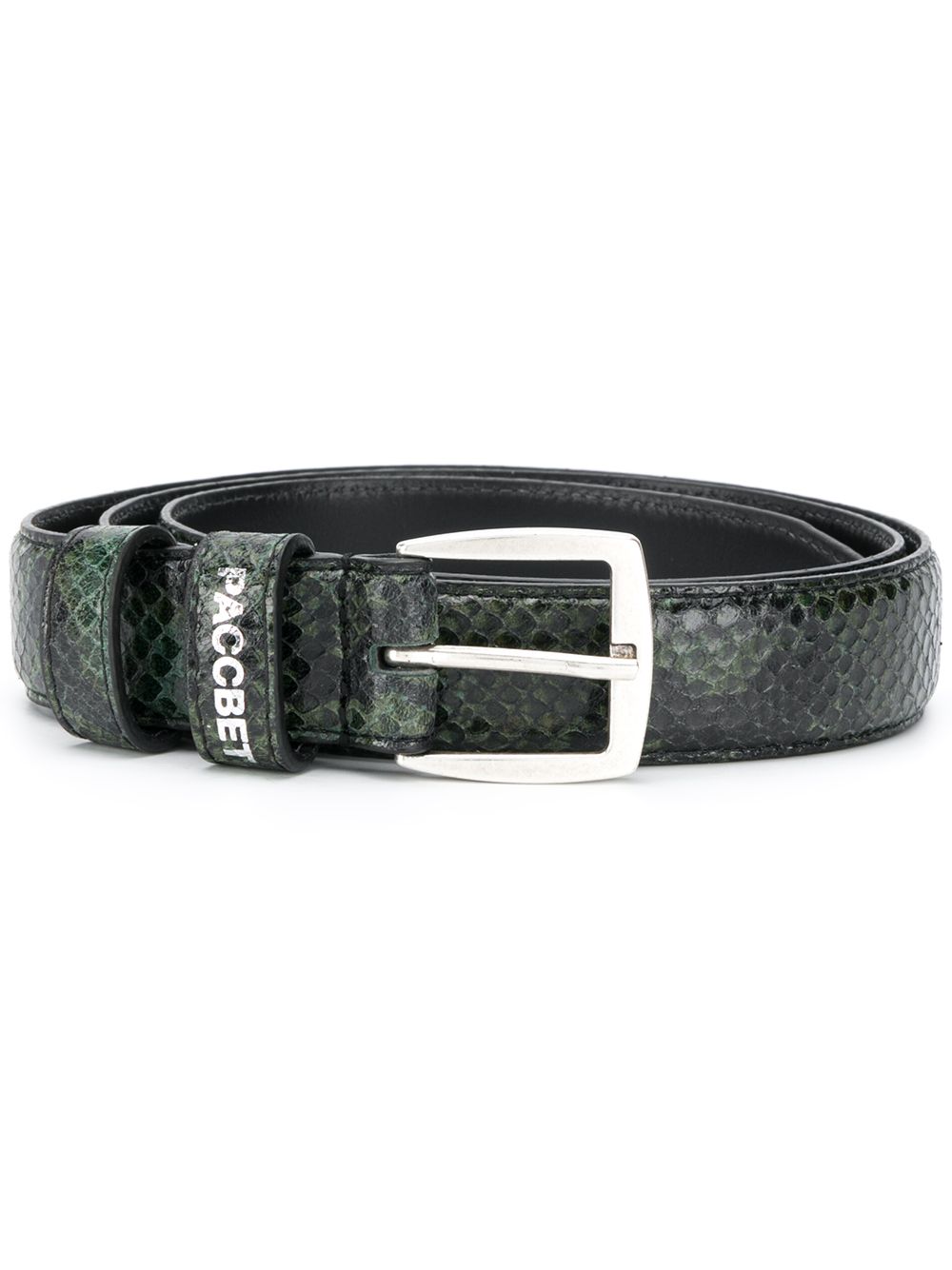 фото Rassvet snakeskin-print buckle belt