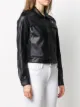 Off-White logo-print fitted jacket