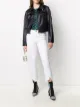 Image 2 of Off-White logo-print fitted jacket
