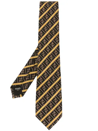 fendi logo tie