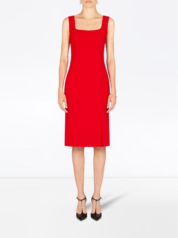 dolce and gabbana square neck dress