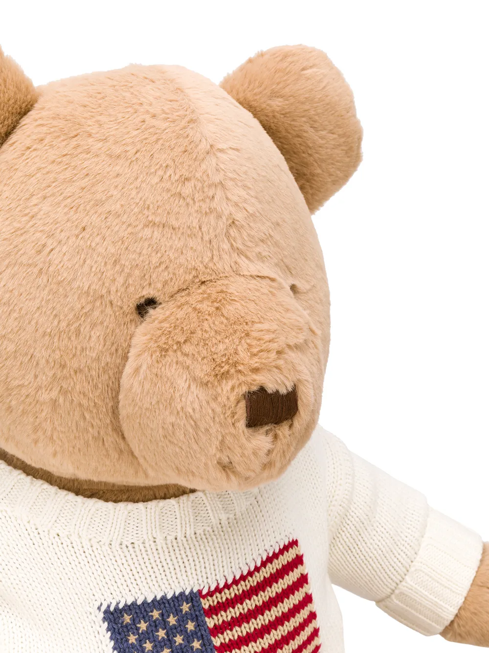 POLO RALPH LAUREN KIDS Trui met teddybeerprint Beige