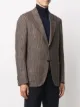 Lardini single breasted tweed blazer