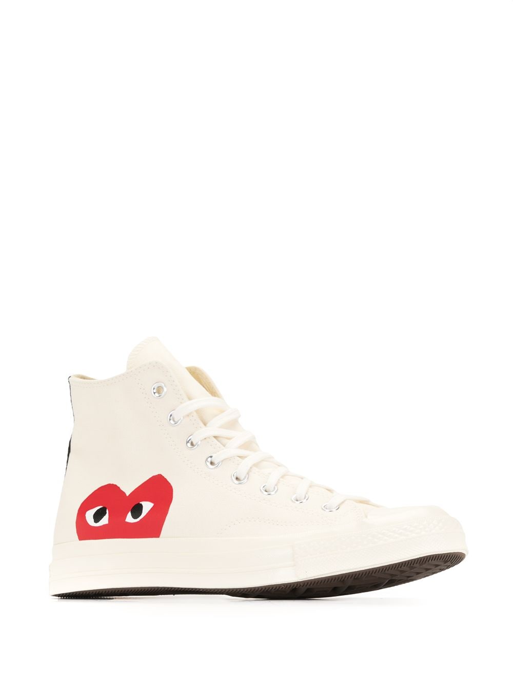 фото Comme des garçons высокие кеды chuck taylor