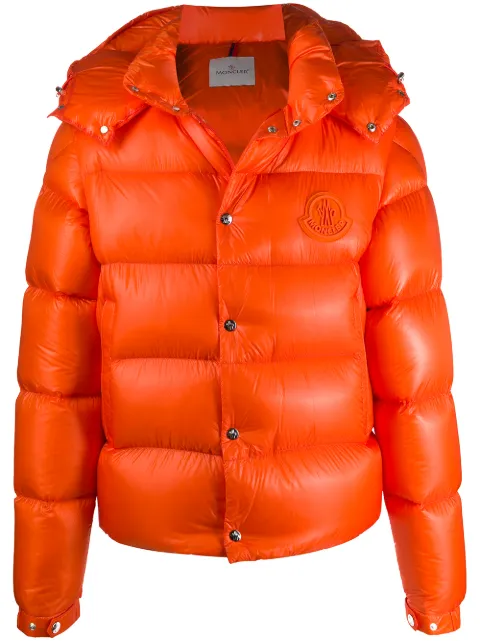 moncler orange coat
