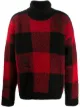 Image 1 of Hilfiger Collection Crest buffalo-check jumper
