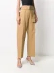 Jil Sander بنطال هاي ويست بحزام