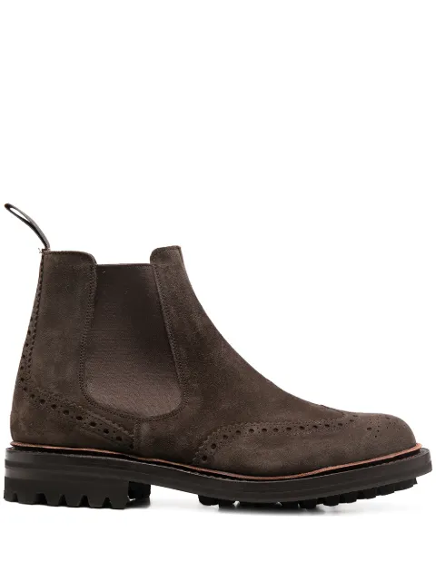 Church's perforated Chelsea boots