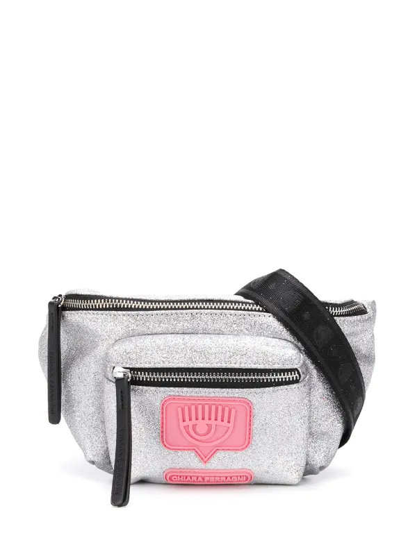 glitter belt bag